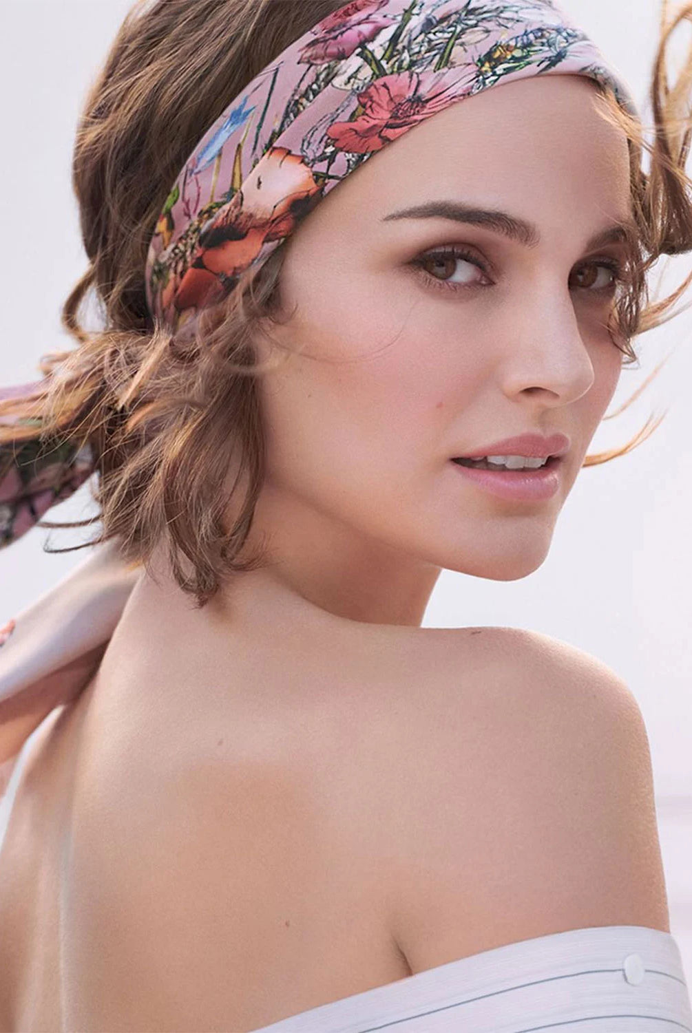 Natalie Portman wearing Secret lashes for new Miss Dior fragrance Campaign